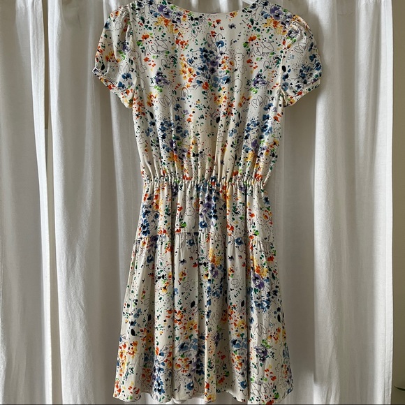 Juicy Couture Silk Watercolor Floral Mini Dress - Picture 7 of 7